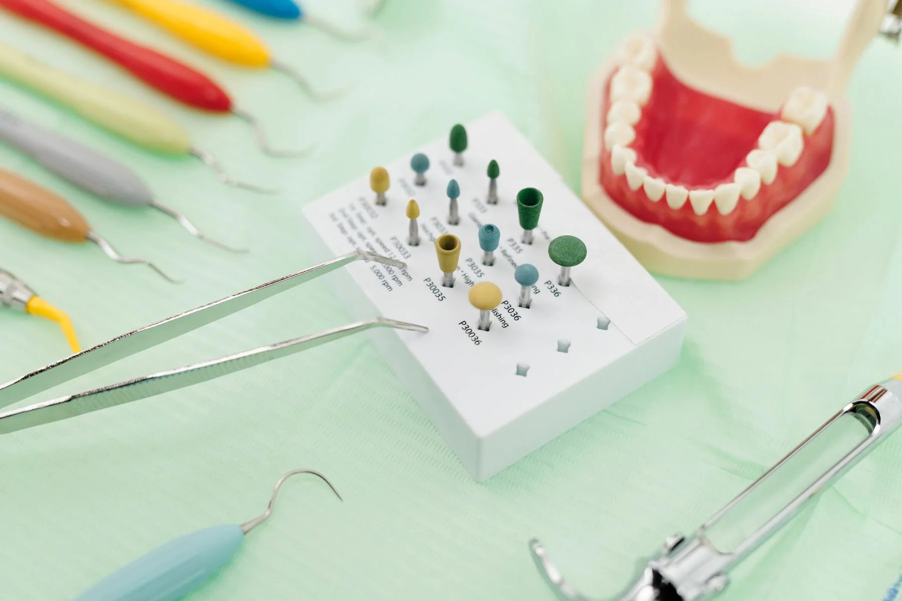 Dental model used in planning